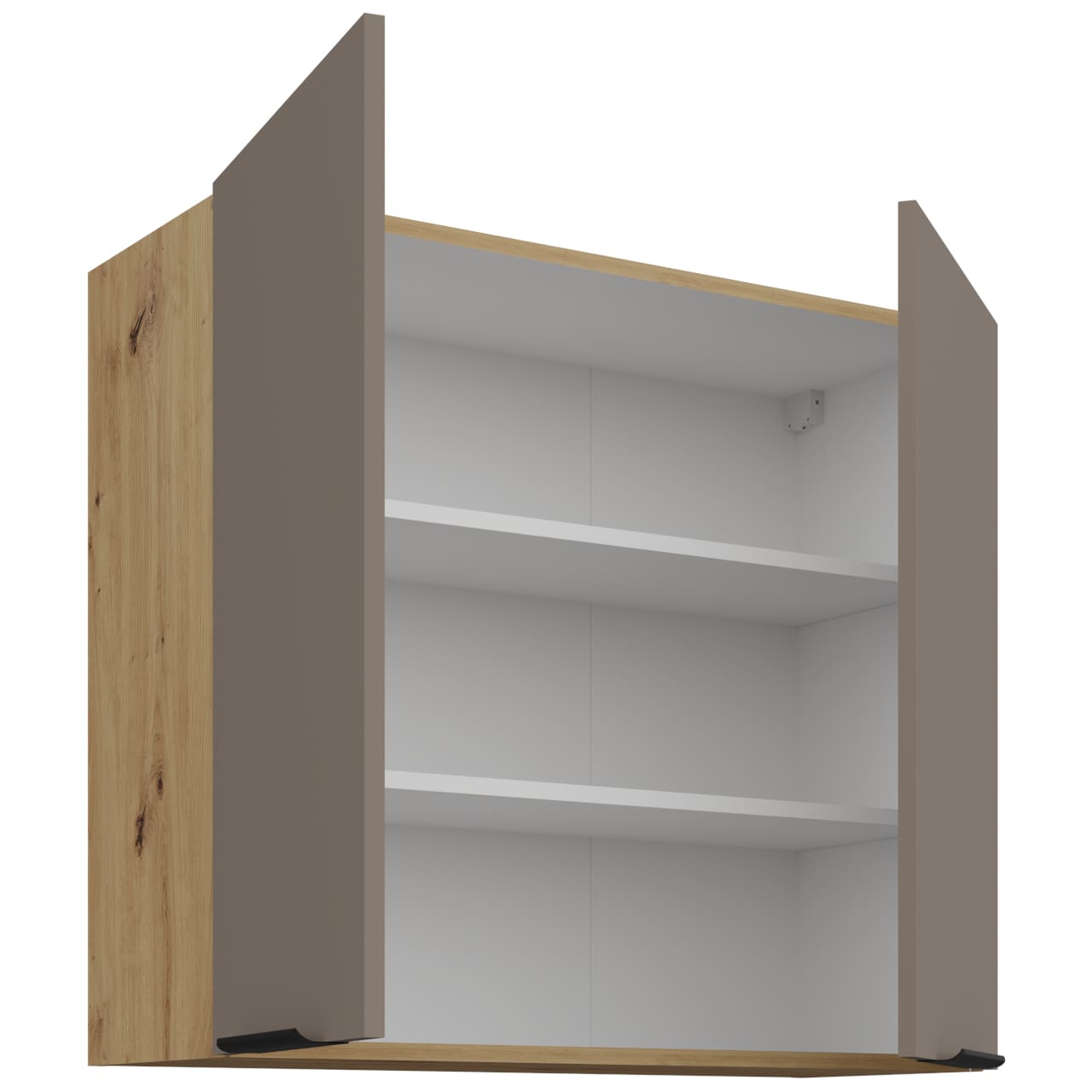 Skříňka horní 80 ERIS 18 dub artisan / písková šedá - Obrázek 2