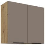 Skříňka horní 80 ERIS 18 Dub Artisan / Písková Šedá AFM