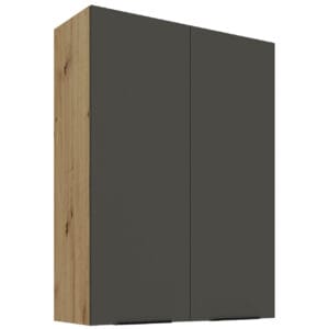 Skříňka horní 80 ERIS 20 dub artisan / grafit