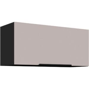 Skříňka horní 80 SILVIA 17 černý / kašmír