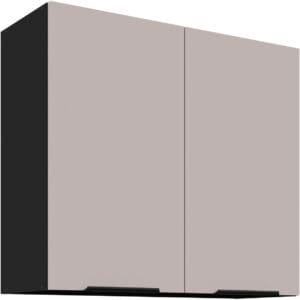 Skříňka horní 80 SILVIA 19 černý / kašmír