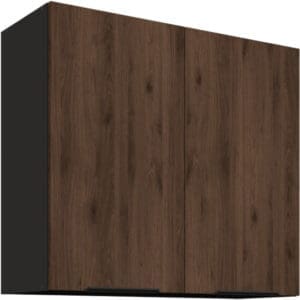 Skříňka horní 80 SILVIA 19 černý / ořech okapi