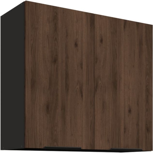 Skříňka horní 80 SILVIA 19 černý / ořech okapi