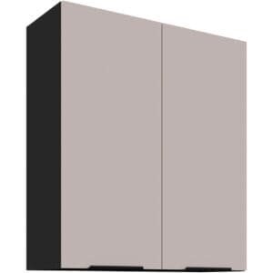 Skříňka horní 80 SILVIA 20 černý / kašmír