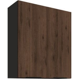 Skříňka horní 80 SILVIA 20 černý / ořech okapi