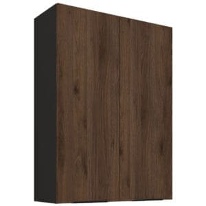 Skříňka horní 80 SILVIA 63 černá / ořech okapi