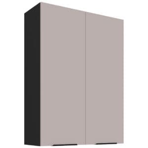 Skříňka horní 80 SILVIA 63 černý / kašmír