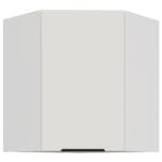 Skříňka horní rohová 60 ERIS 26 Bílá / Bílá mat AFM