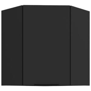 Skříňka horní rohová 60 ERIS 26 černý mat / černý