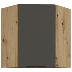 Skříňka horní rohová 60 ERIS 26 dub artisan / grafit