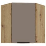 Skříňka horní rohová 60 ERIS 26 Dub Artisan / Písková Šedá AFM