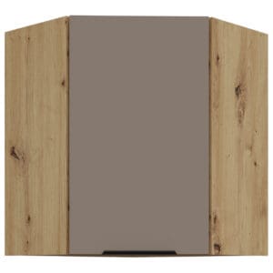 Skříňka horní rohová 60 ERIS 26 dub artisan / písková šedá