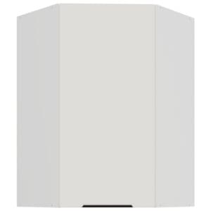Skříňka horní rohová 60 ERIS 27 bílá / bílý mat