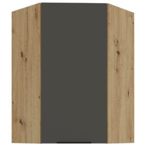 Skříňka horní rohová 60 ERIS 27 dub artisan / grafit