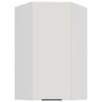 Skříňka horní rohová 60 ERIS 28 Bílá / Bílá mat AFM