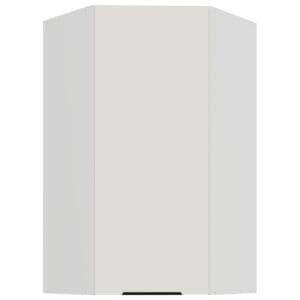 Skříňka horní rohová 60 ERIS 28 bílá / bílý mat