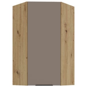 Skříňka horní rohová 60 ERIS 28 dub artisan / písková šedá