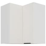 Skříňka horní rohová 60 ERIS 29 Bílá / Bílá mat AFM