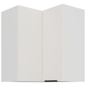 Skříňka horní rohová 60 ERIS 29 bílá / bílý mat