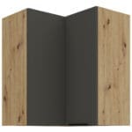 Skříňka horní rohová 60 ERIS 29 dub artisan / grafit AFM