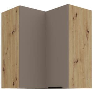 Skříňka horní rohová 60 ERIS 29 dub artisan / písková šedá