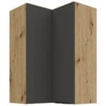 Skříňka horní rohová 60 ERIS 30 dub artisan / grafit AFM