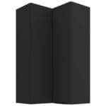 Skříňka horní rohová 60 ERIS 31 Černá mat / Černá AFM