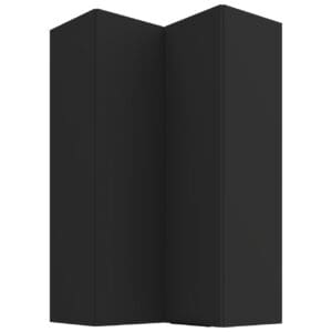 Skříňka horní rohová 60 ERIS 31 černý mat / černý