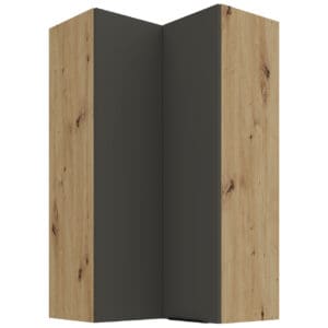 Skříňka horní rohová 60 ERIS 31 dub artisan / grafit