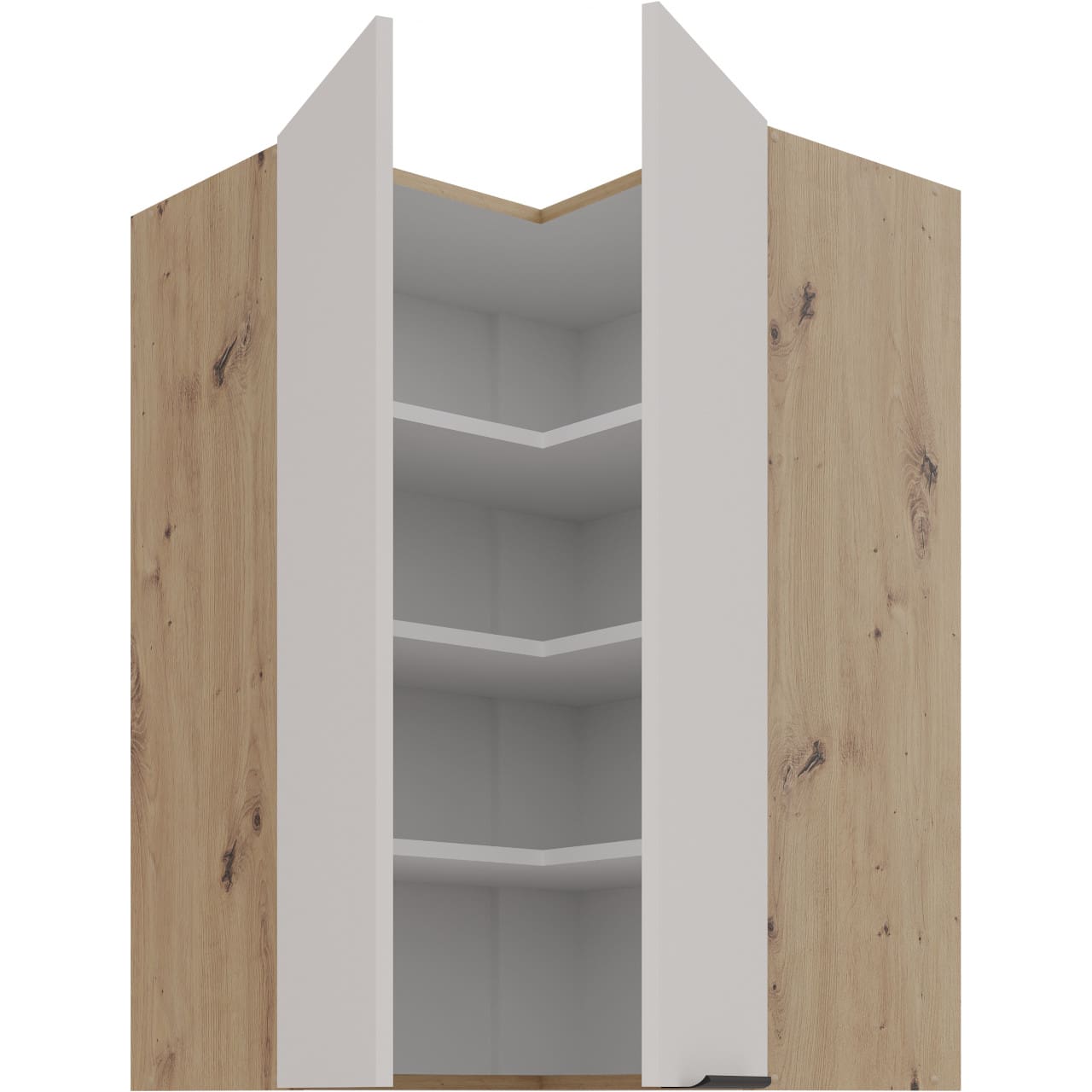 Skříňka horní rohová 60 IBARA 27 Dub Artisan / Kašmír - Obrázek 2