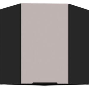 Skříňka horní rohová 60 SILVIA 27 černý / kašmír