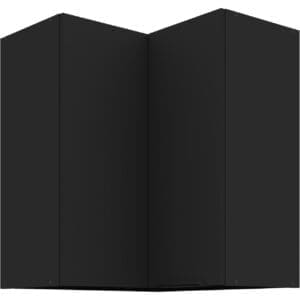 Skříňka horní rohová 60 SILVIA 29 černý