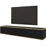 Skříňka RTV ARA MDF 175 černá