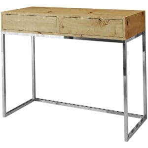 Toaletní stolek ALICANTE 100cm chrom / dub wotan