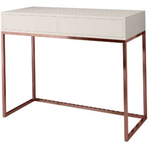 Toaletní stolek ALICANTE 100cm měď / kašmír