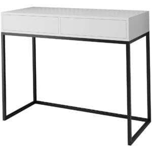 Toaletní stolek ALICANTE 80cm černá / bílá