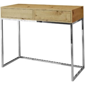 Toaletní stolek ALICANTE 80cm chrom / dub wotan