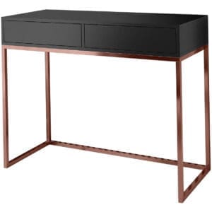 Toaletní stolek ALICANTE 80cm měď / černá