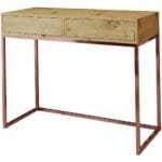 Toaletní stolek ALICANTE 80cm měď / dub wotan