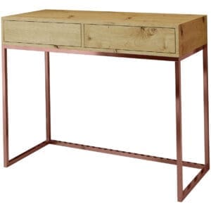 Toaletní stolek ALICANTE 80cm měď / dub wotan