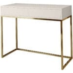 Toaletní stolek ALICANTE 80cm zlatý / kašmír