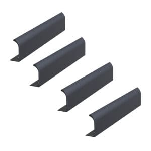 Úchytky DK-K 4ks černé