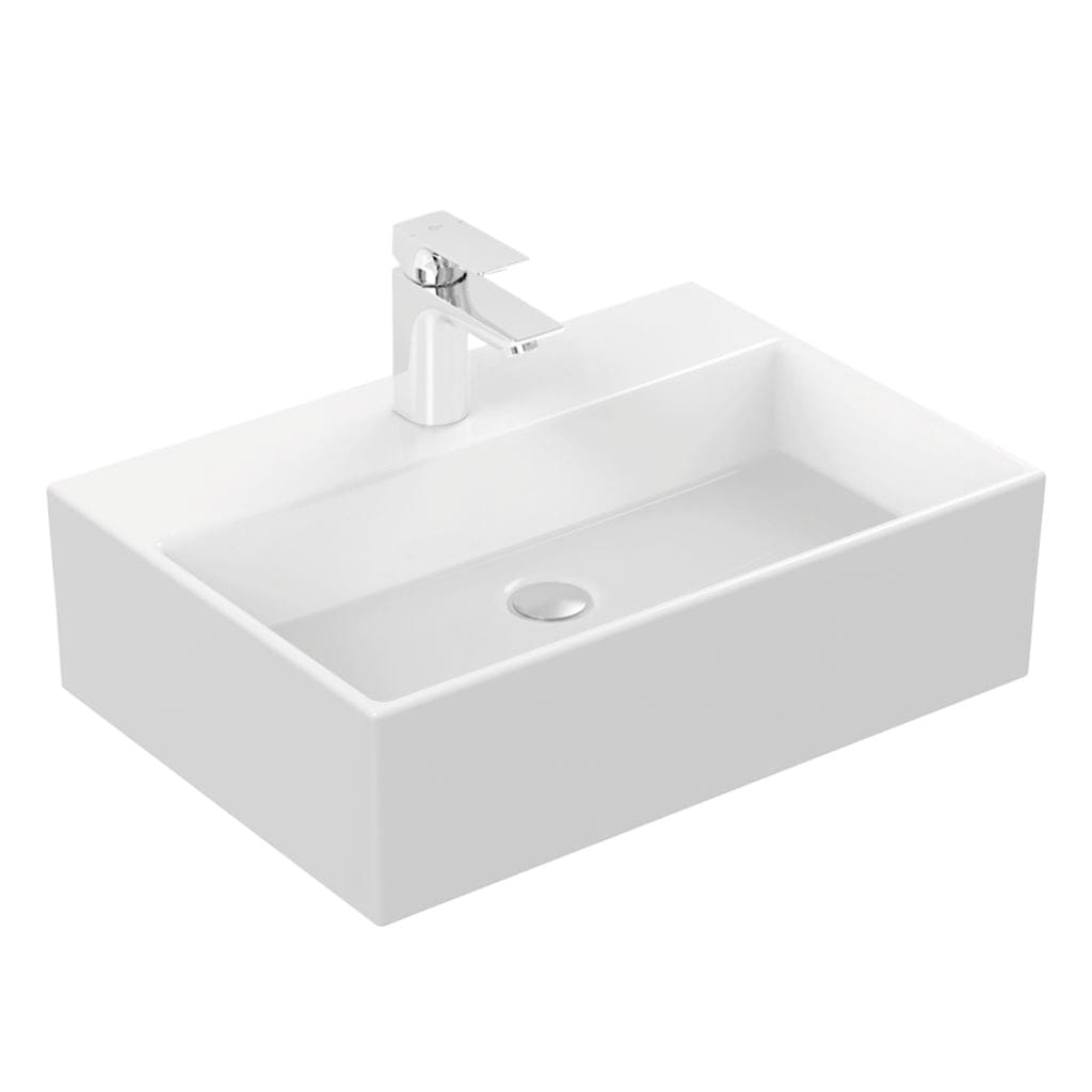 Umyvadlo na desku BUSTO bílé