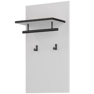 Věšák CROSI 03 bílá / černá