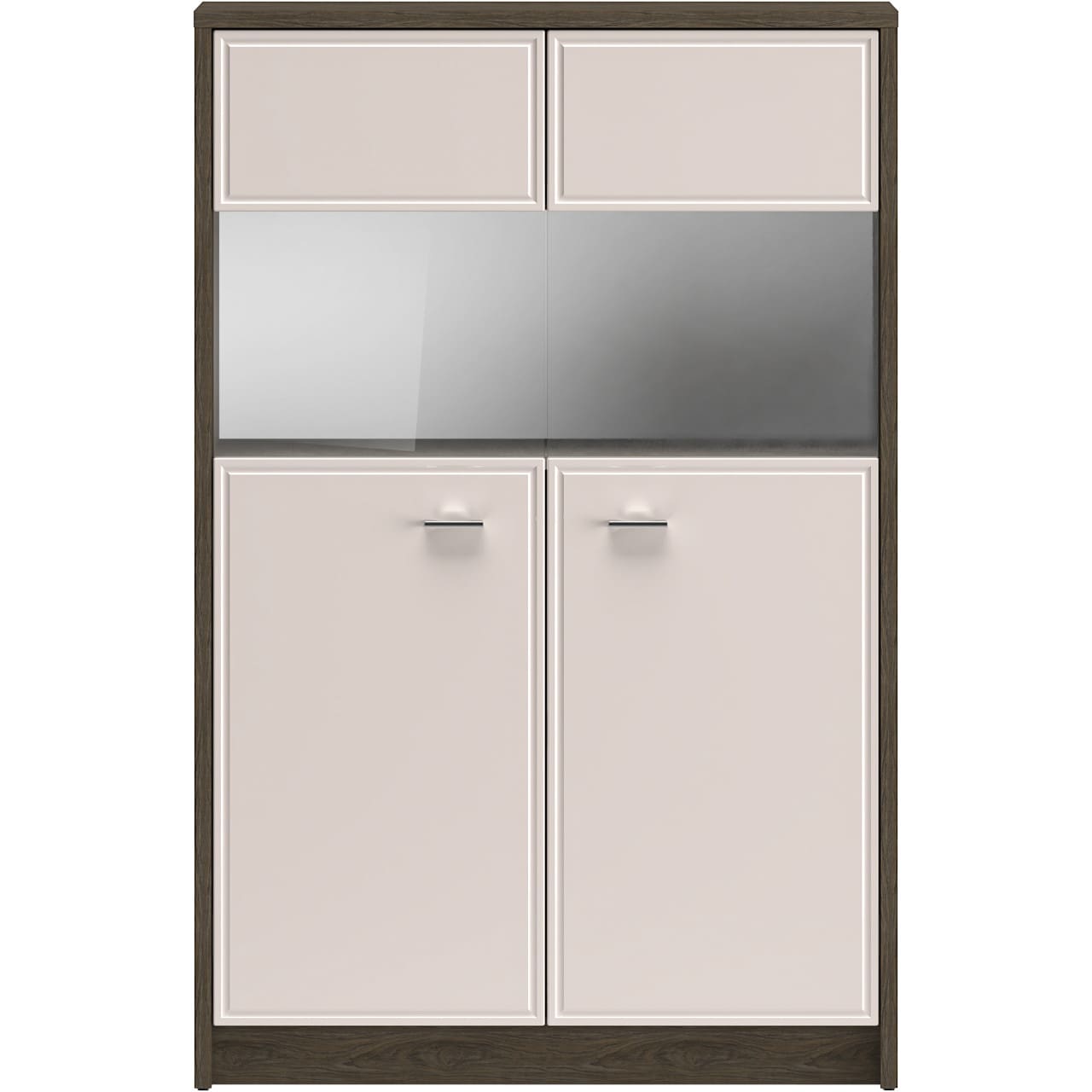 Vitrína AVANTI 03 dub windmill tmavý / kašmír - Obrázek 2