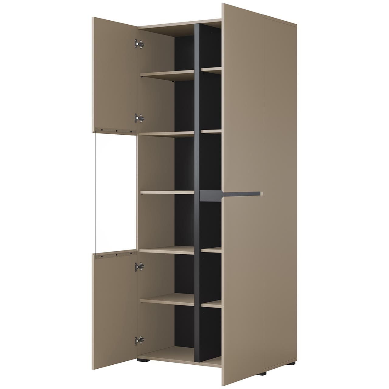 Vitrína CROSI 12 congo / černá - Obrázek 4