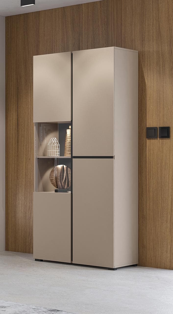 Vitrína CROSI 12 congo / černá - Obrázek 7