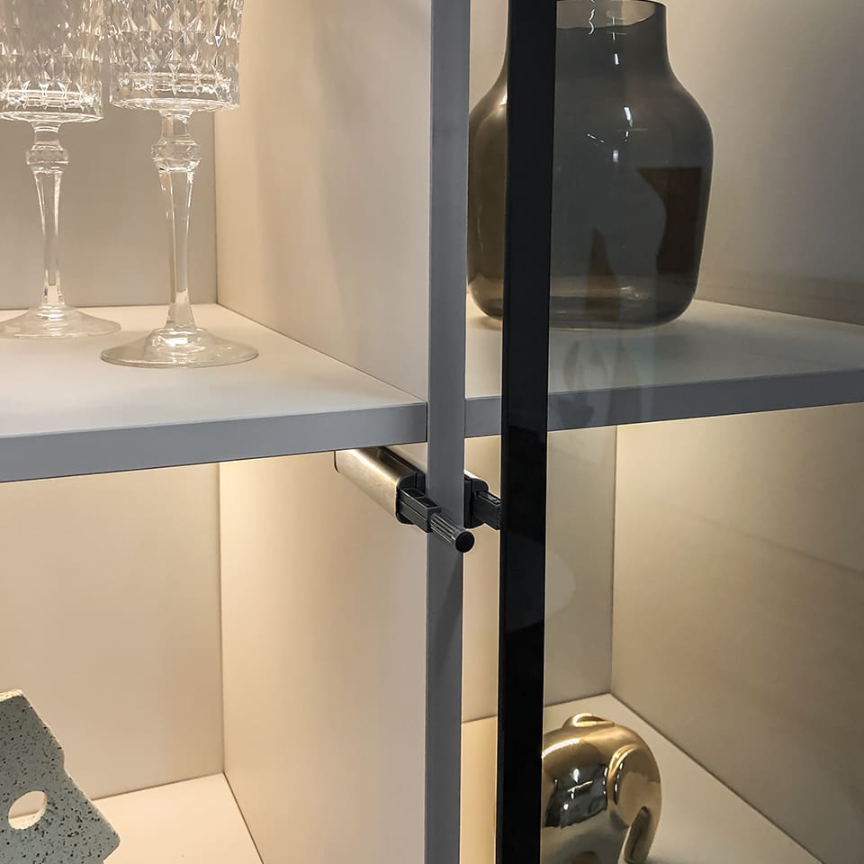 Vitrína FIGO 04 černá - Obrázek 9