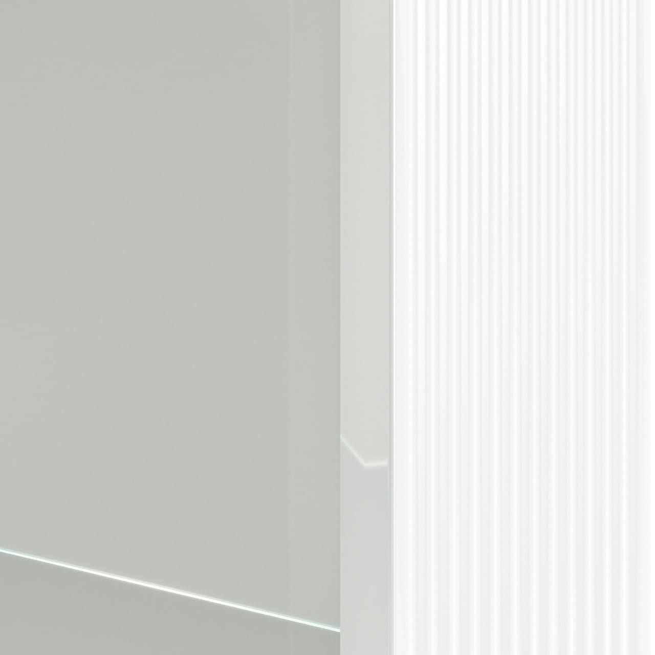 Vitrína VILLY 02 Bílá / Bílý lesk VÝPRODEJ - Obrázek 6