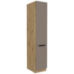 Vysoká kuchyňská skříňka 40 ERIS 53 Dub Artisan / Písková Šedá AFM